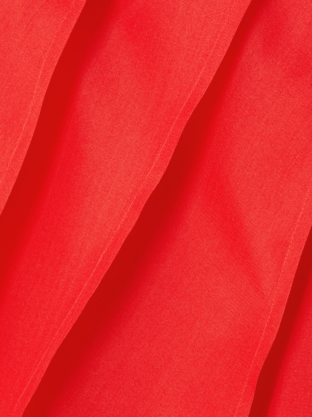 Altuzarra Dex Pleated Silk-organza Midi Skirt In Red