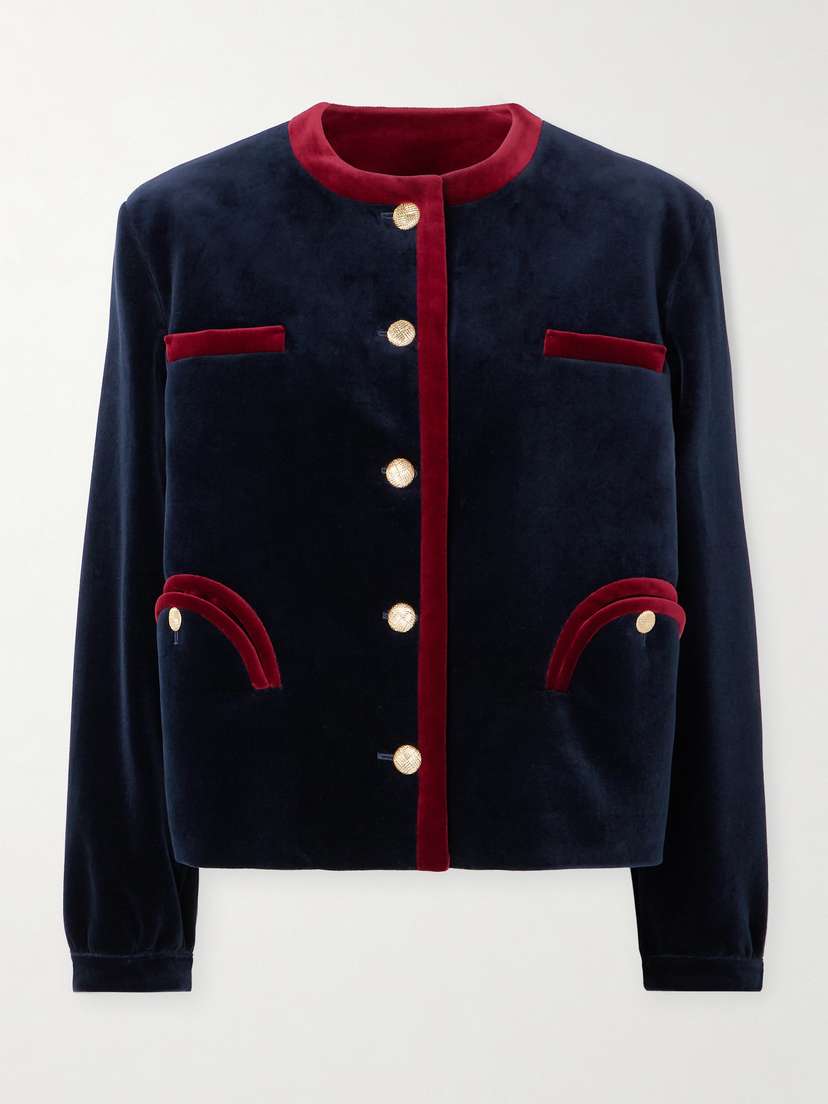 Blazé Milano Gliss Two-tone Velvet Jacket