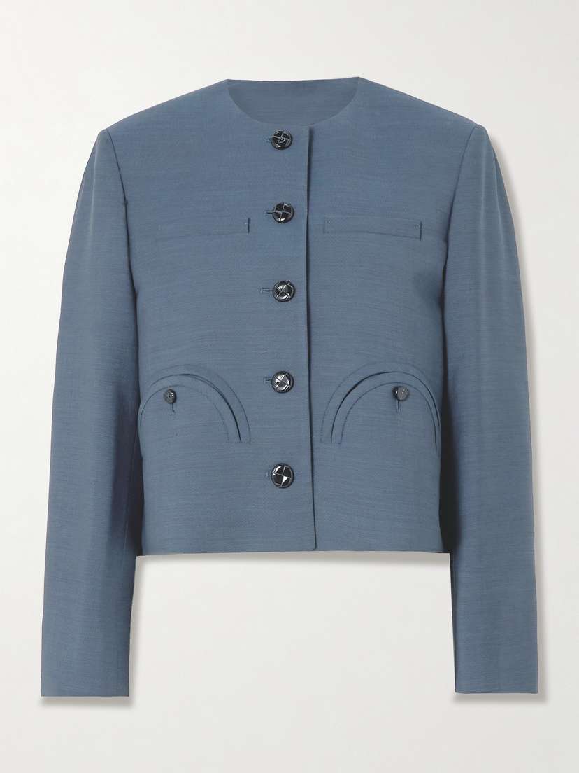 Blazé Milano Aile Shamo Wool And Mohair-blend Jacket