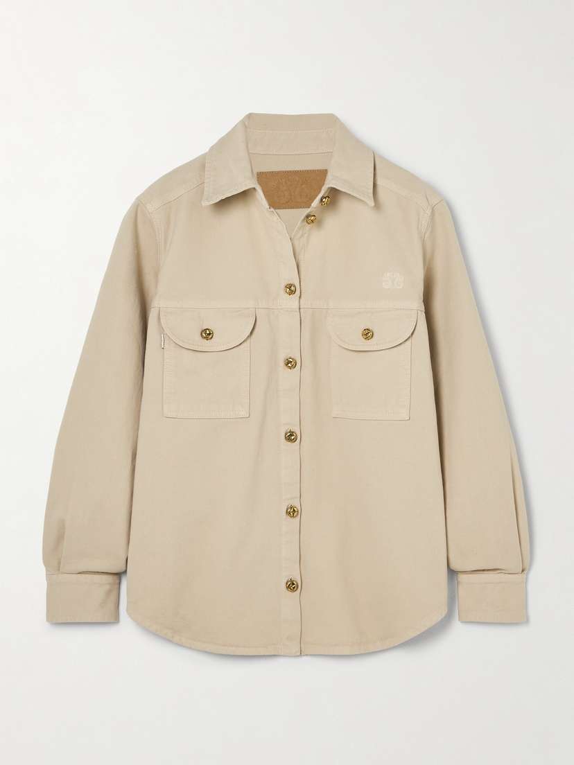 Blazé Milano Nariida Berber Embroidered Denim Shirt