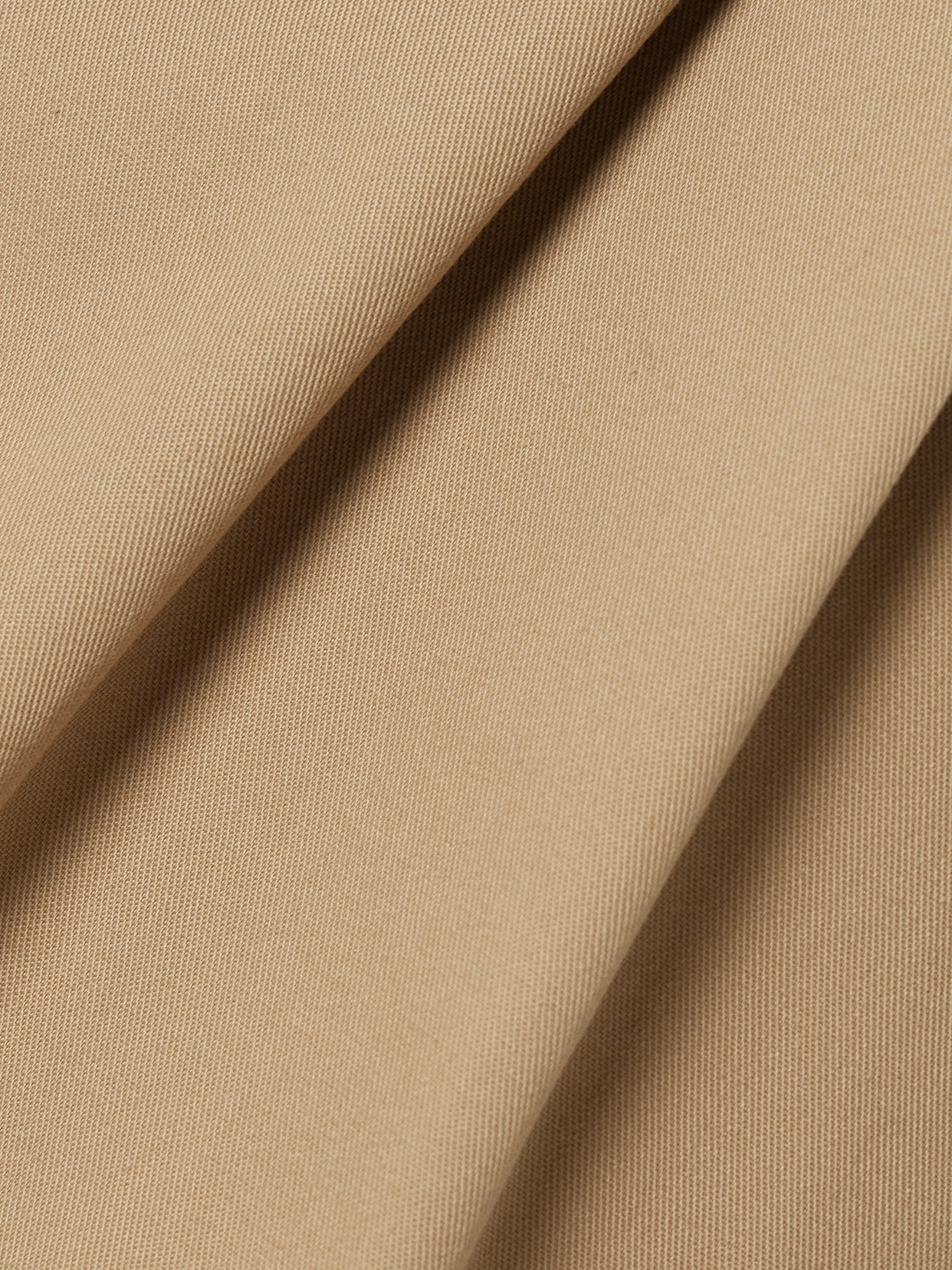 Belted Pleated Twill Mini