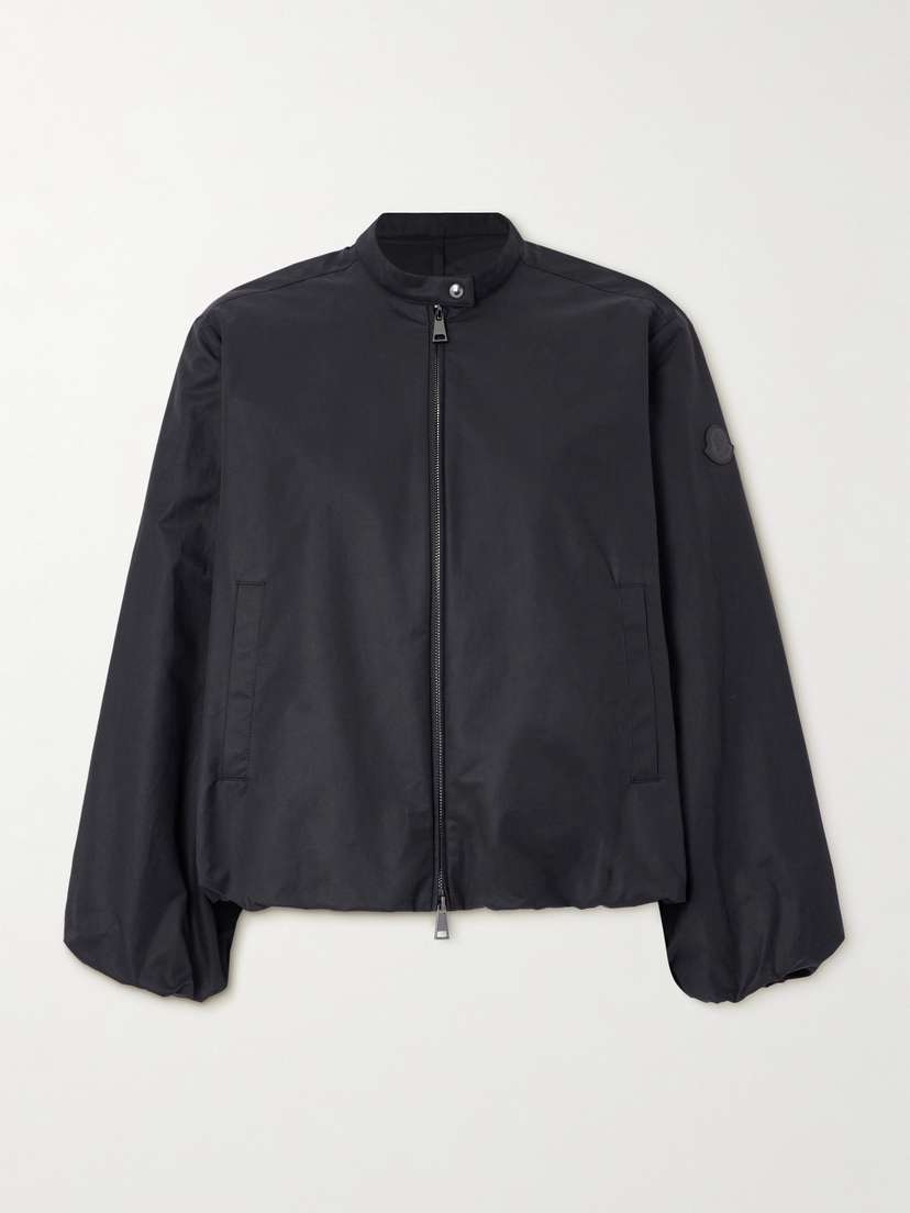 Moncler Gruissan Appliquéd Cotton-blend Bomber Jacket