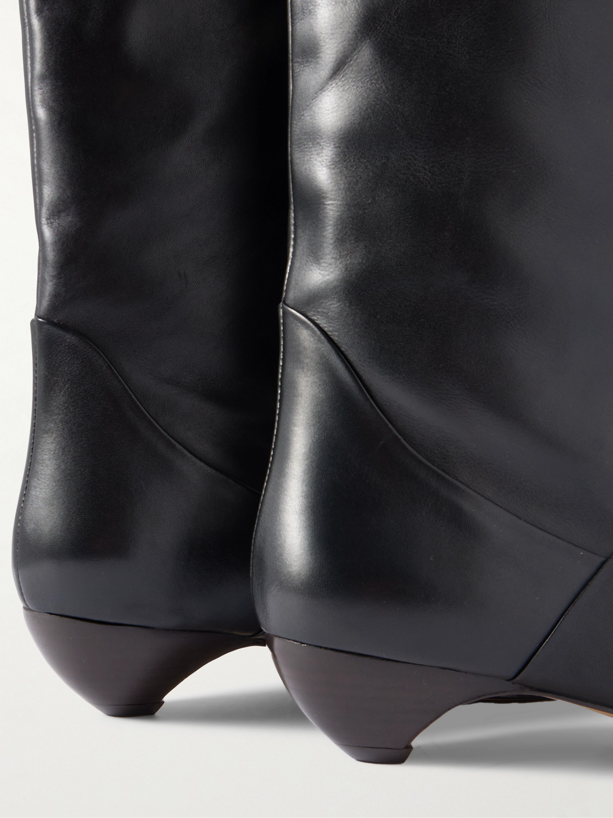 LE MONDE BERYL ALLEGRA LEATHER KNEE BOOTS