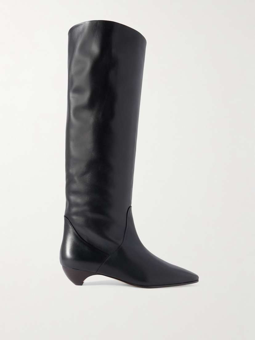 Le Monde Béryl Allegra Leather Knee Boots