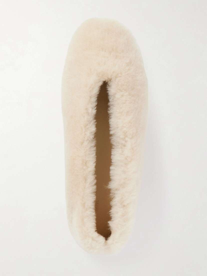 Le Monde Béryl Luna Shearling Ballet Flats