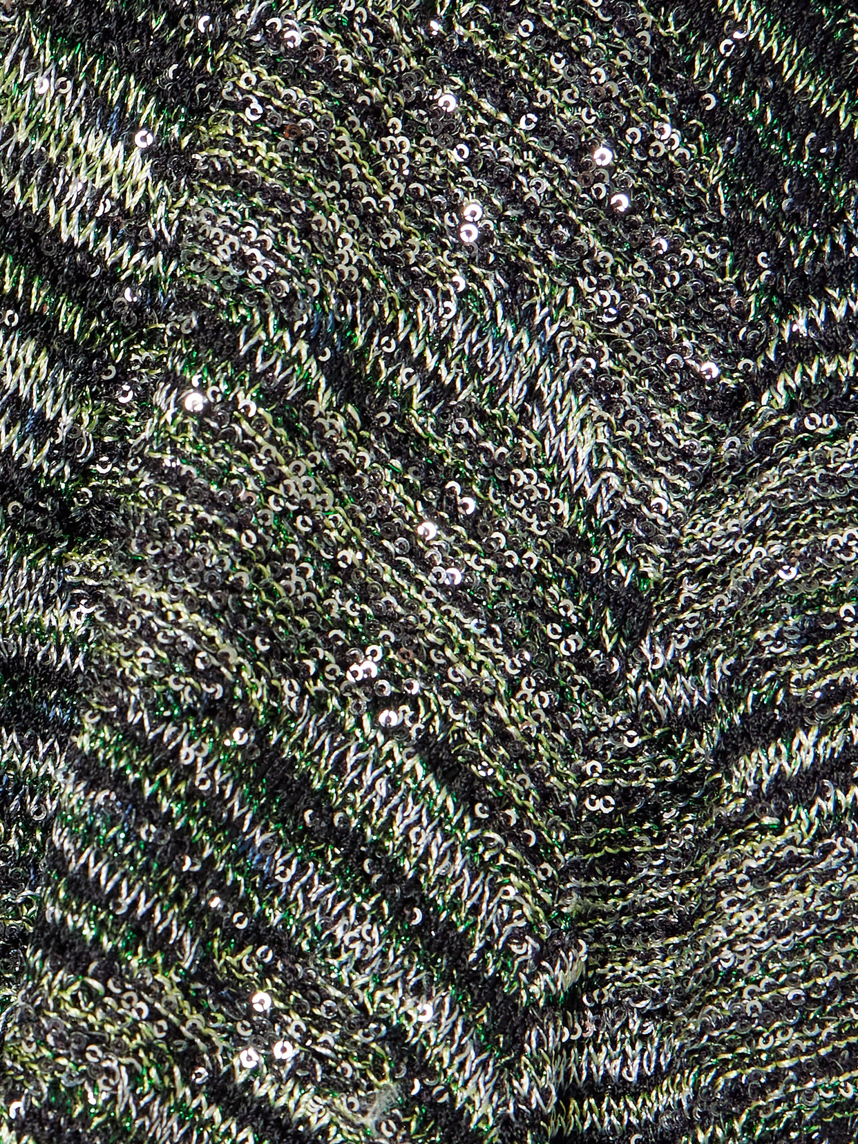 Missoni Cropped Sequin-embellished Crochet-knit Cardigan In Green