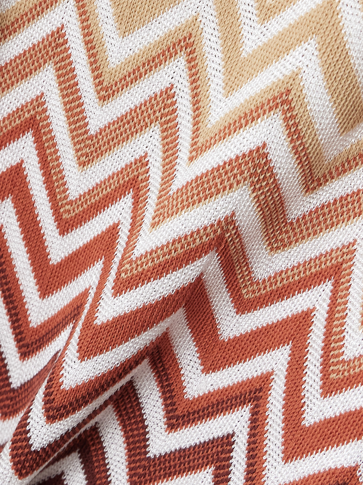 MISSONI STRIPED DÉGRADÉ CROCHET-KNIT COTTON-BLEND TANK