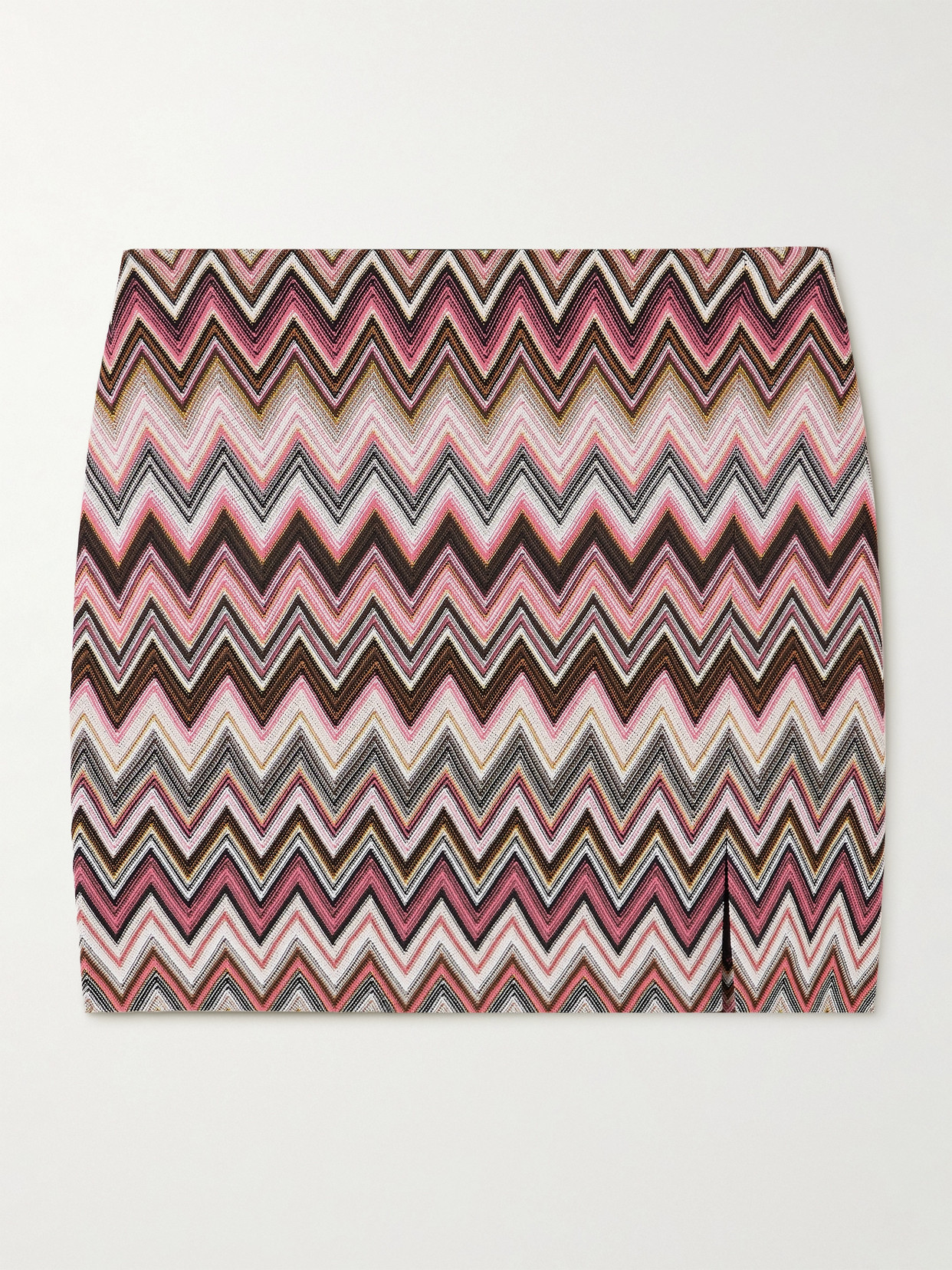 Missoni Cotton-blend Miniskirt In Burgundy