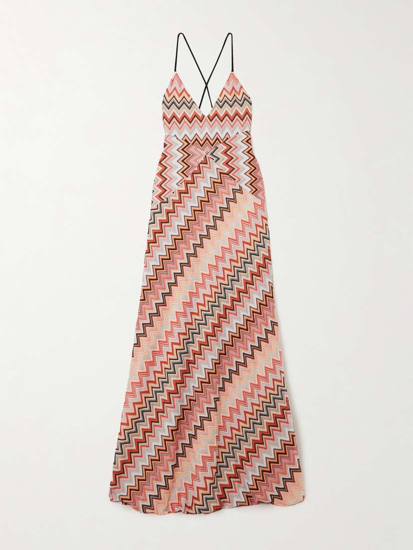 Missoni Crochet-knit Cotton-blend Maxi Dress