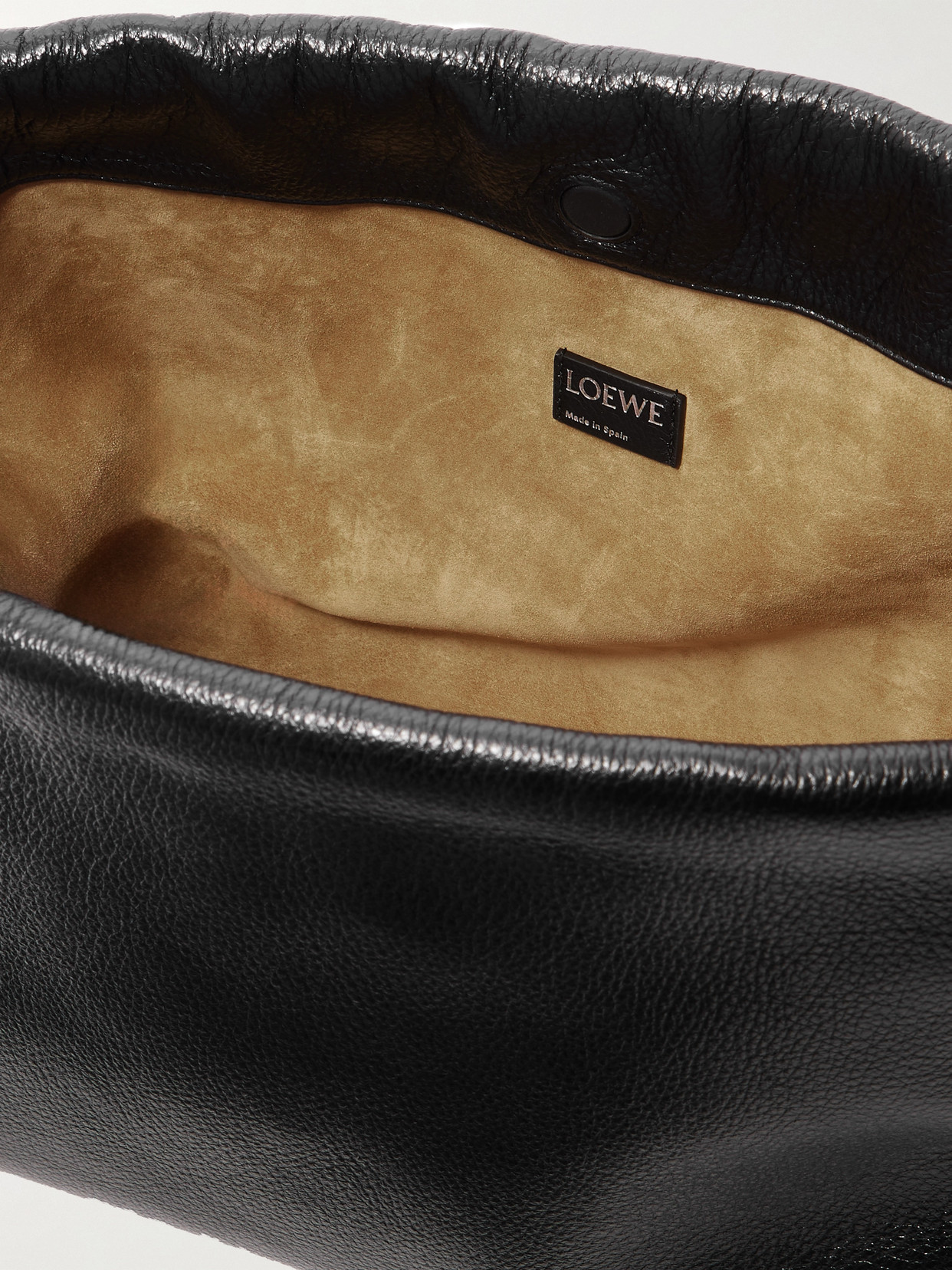 Flamenco Large Textured-Leather Shoulder Bag