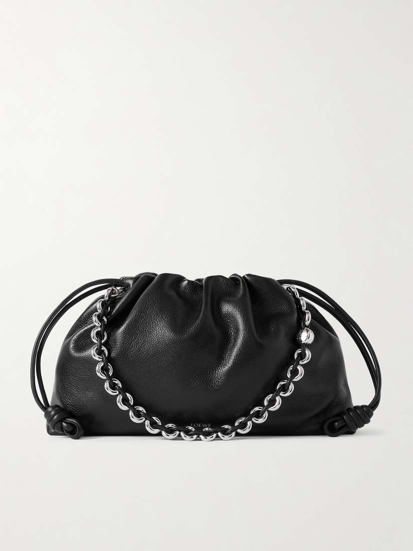 Loewe Flamenco Large Textured-leather Shoulder Bag
