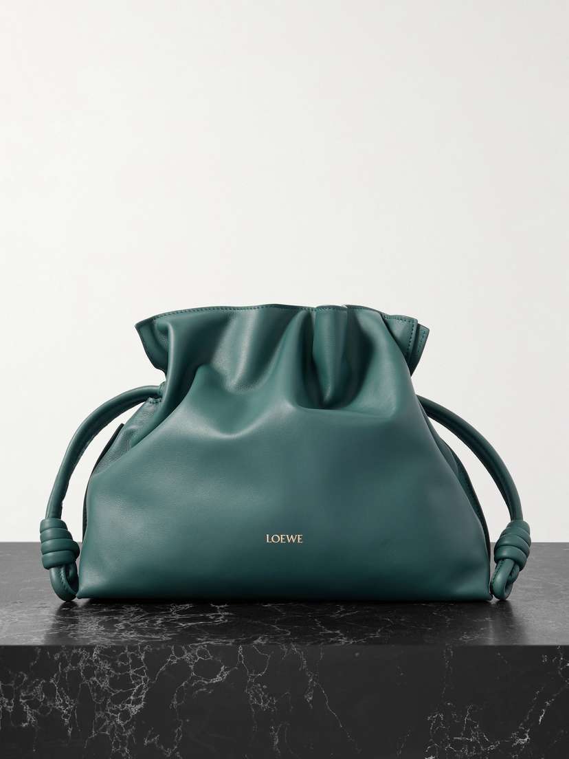 Loewe Flamenco Leather Clutch