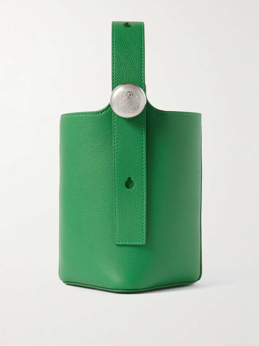 Loewe Pebble Mini Textured-leather Tote