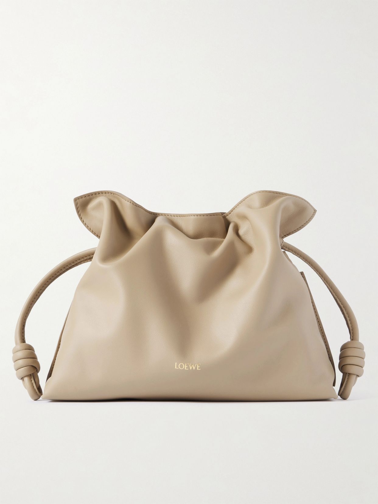 Flamenco leather clutch