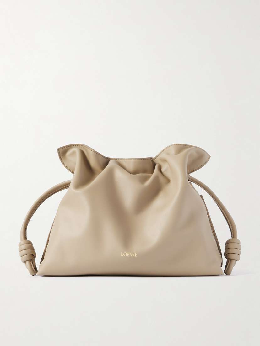 Loewe Flamenco Leather Clutch