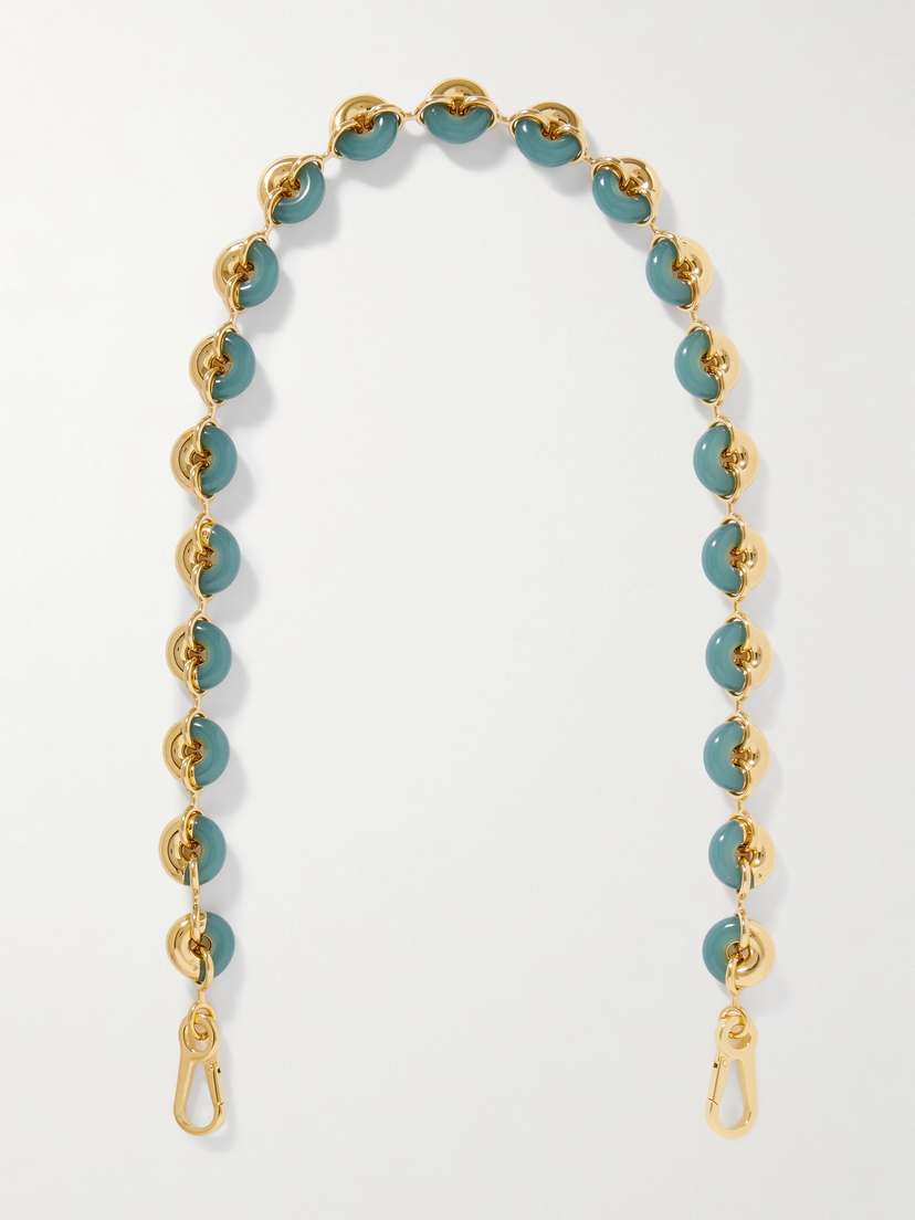 ON Donut Gold-tone Acetate Chain Strap