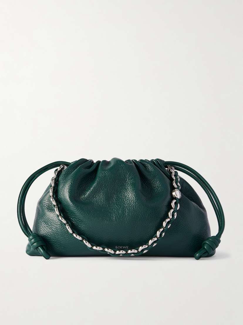 Loewe Flamenco Large Textured-leather Shoulder Bag