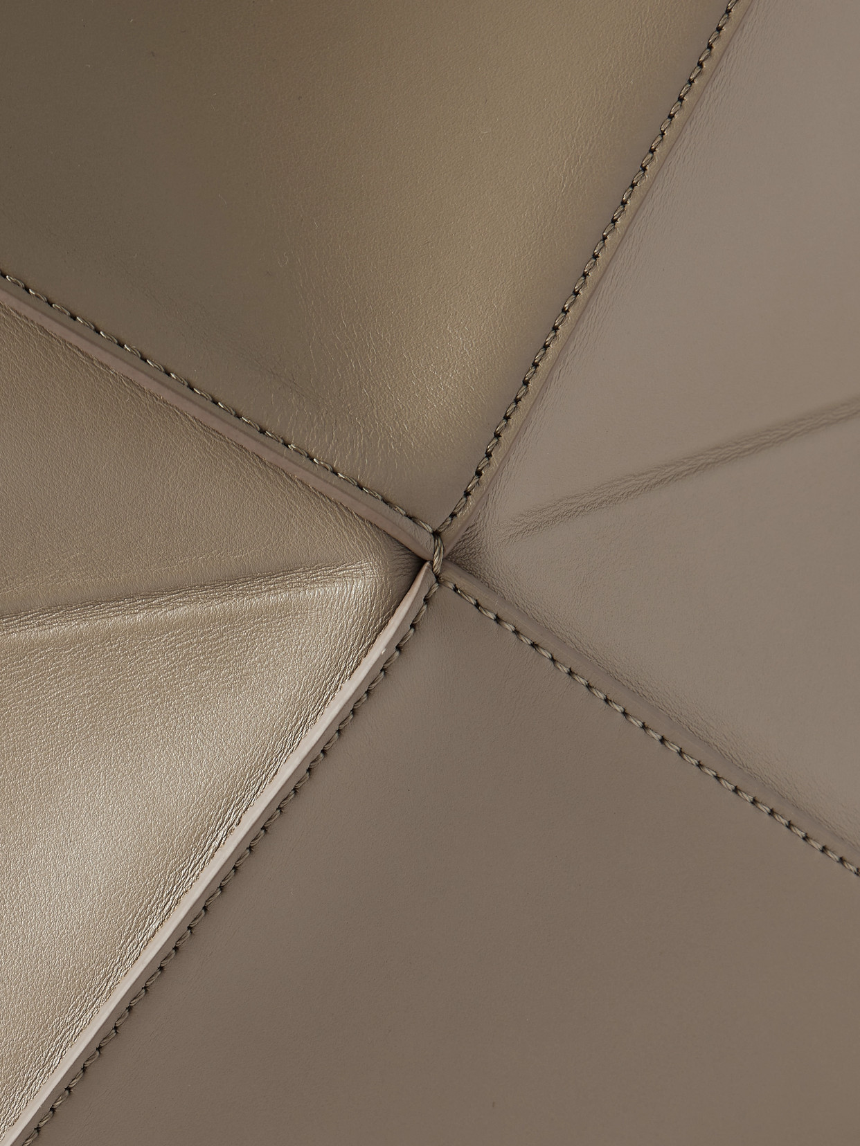 Loewe Medium Puzzle Fold Tote In Shiny Leather Skin For Woman In Neutrals