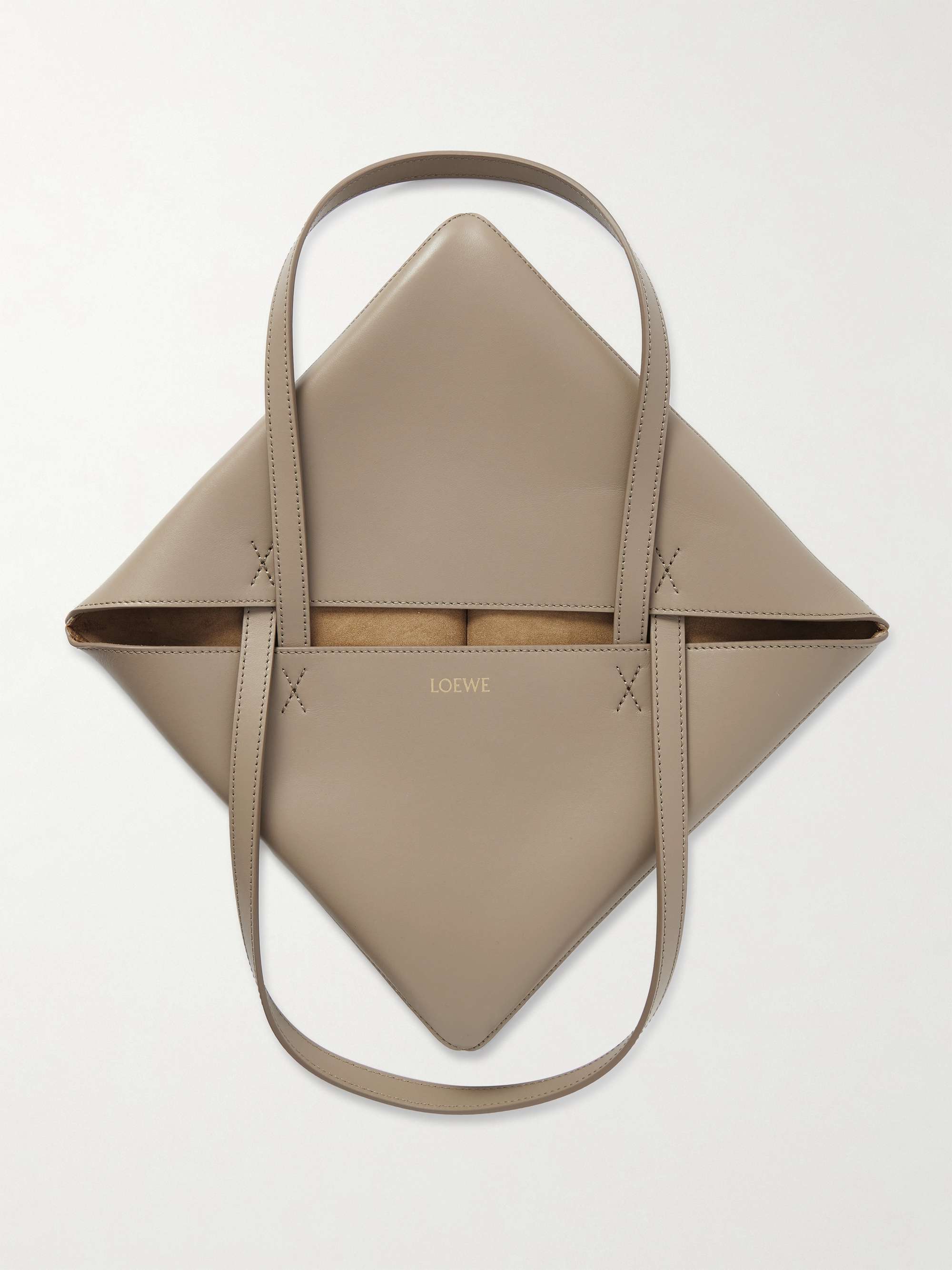 LOEWE Puzzle Fold レザー コンバーチブル ミディアム トート
