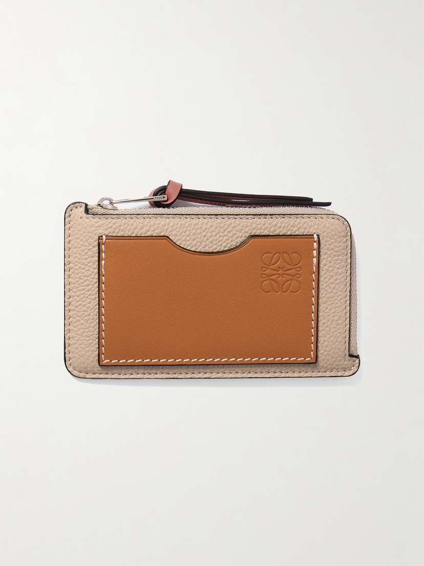 Loewe Smooth- And Textured-leather Cardholder