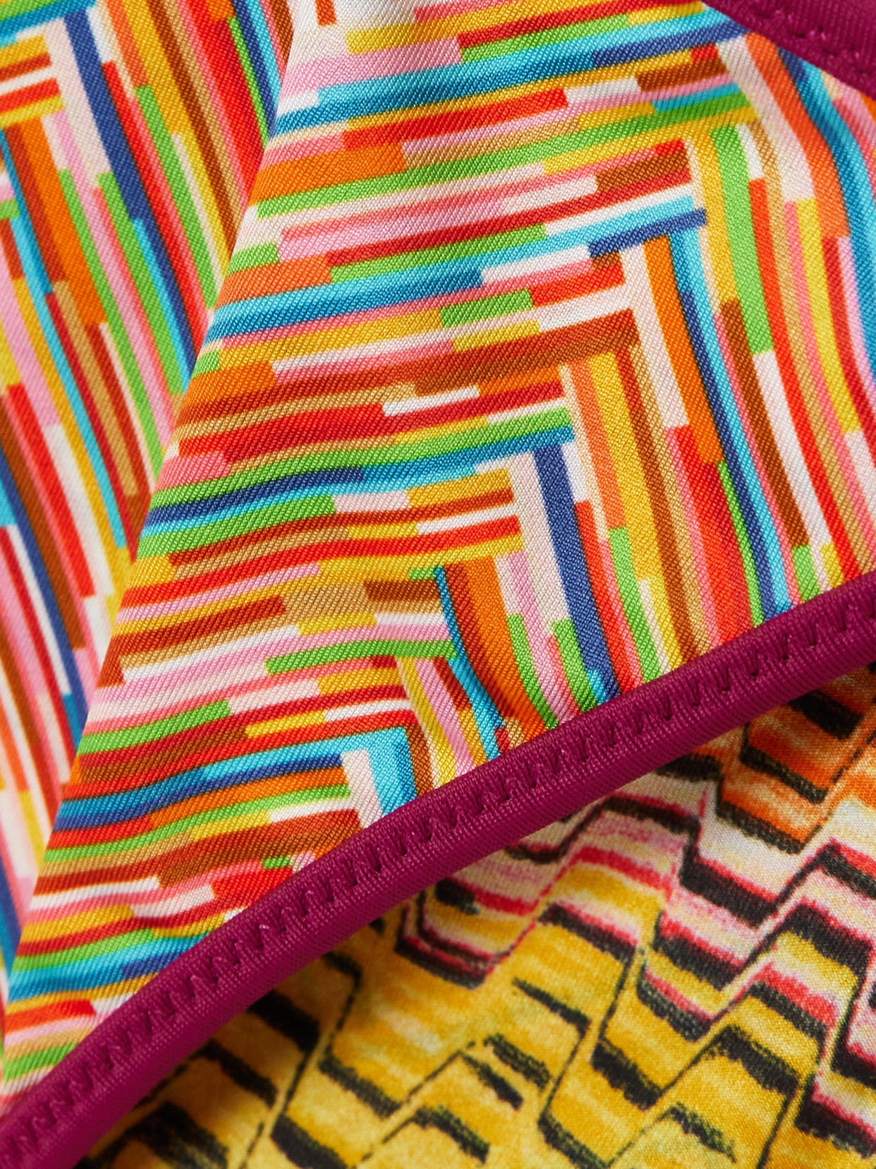 MISSONI MARE REVERSIBLE PRINTED TRIANGLE BIKINI
