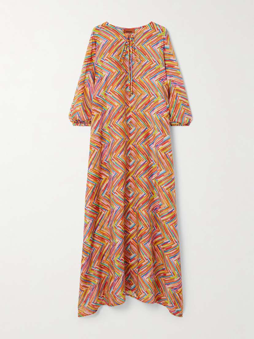 Missoni Mare Printed Cotton And Silk-blend Kaftan