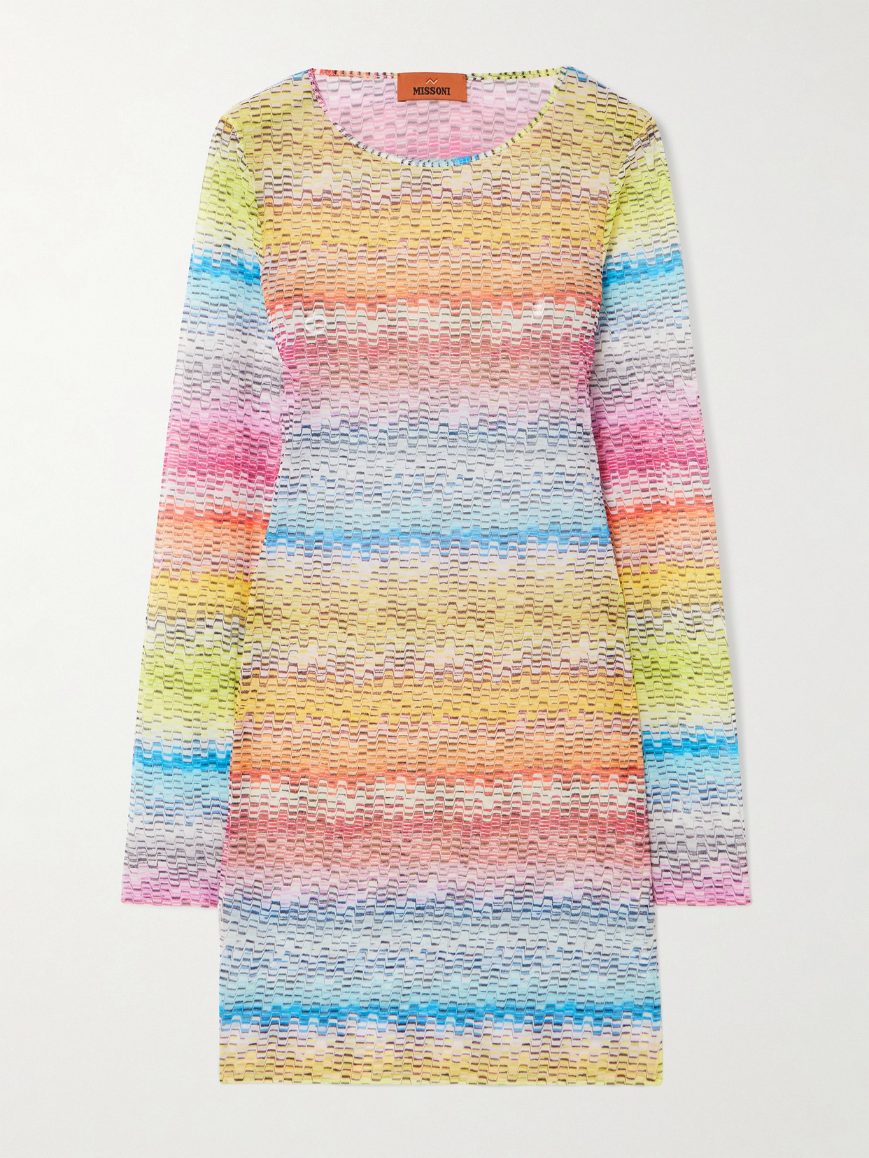 Missoni - Mare Printed Stretch-tulle Mini Dress - Multi