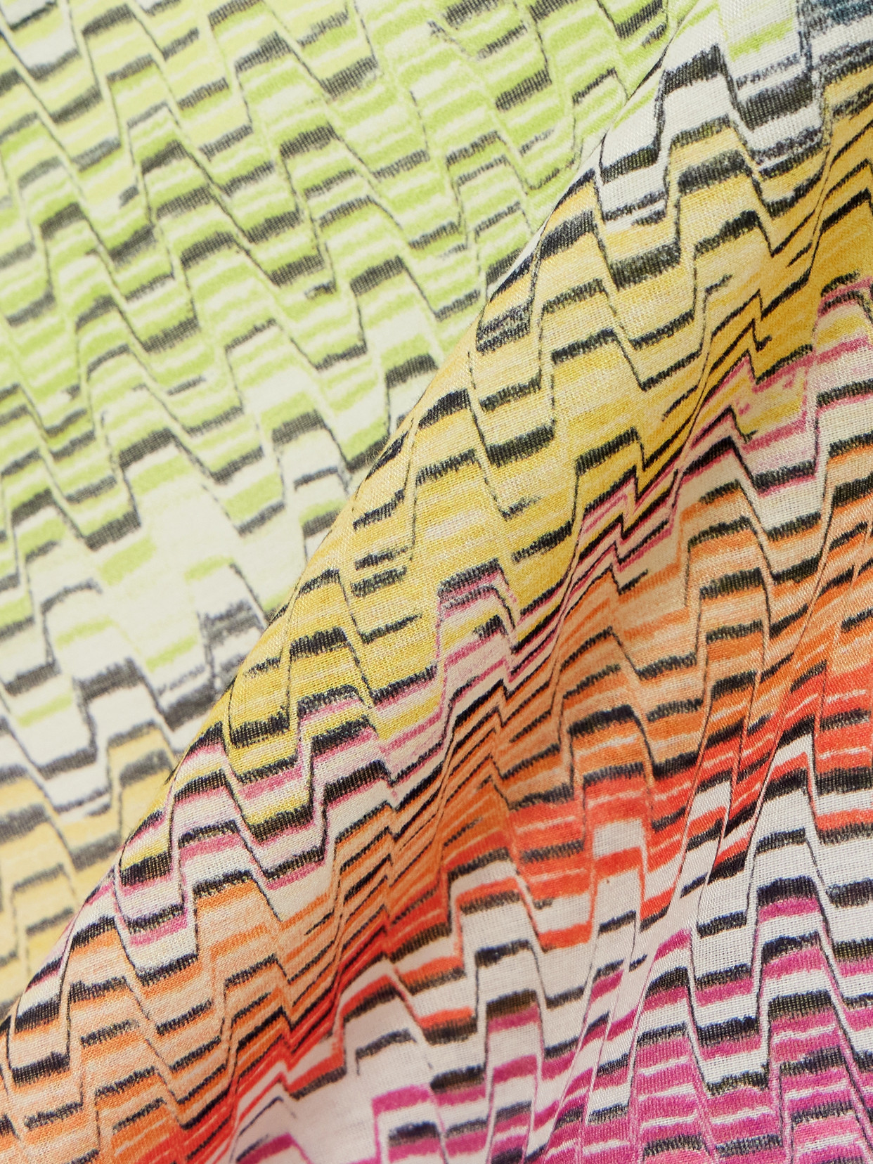 MISSONI MARE PRINTED COTTON AND SILK-BLEND HALTERNECK TOP