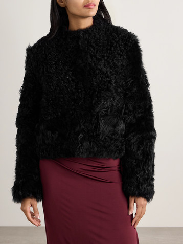 16Arlington Bia cropped shearling jacket
