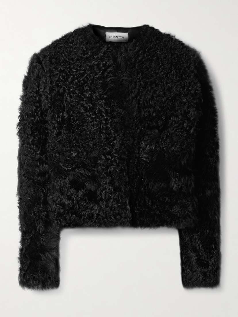 16Arlington Bia Cropped Shearling Jacket