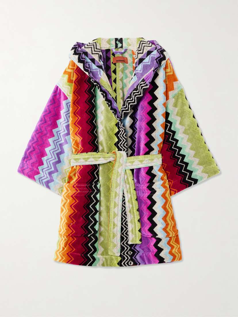 Missoni Giacomo Hooded Cotton-terry Robe - xx large