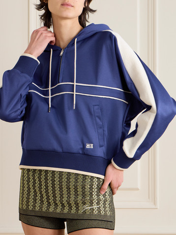 Wales Bonner Mantra cotton-jersey hoodie