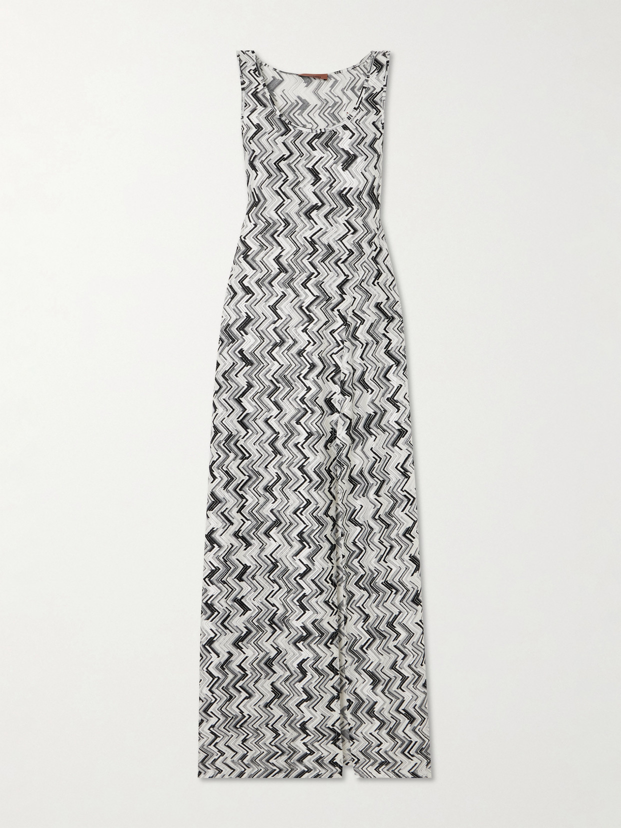 Missoni Striped Embroidered Crochet-knit Coverup In White