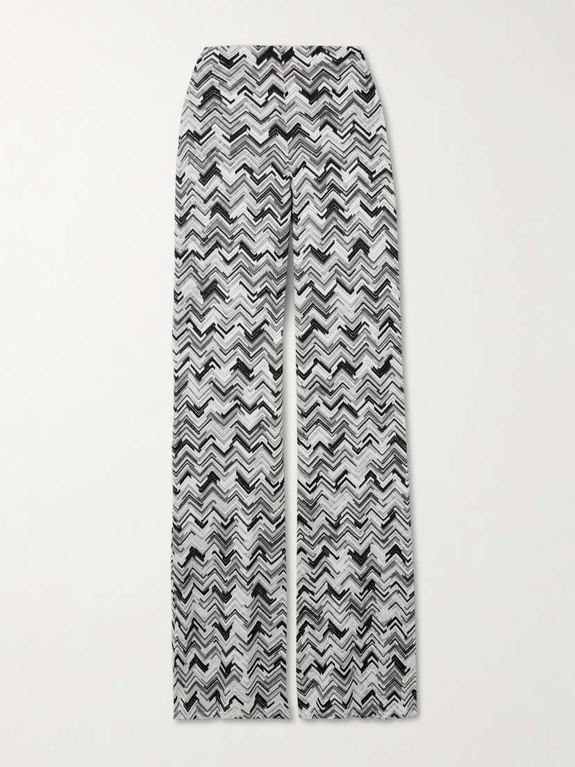 Missoni Crochet-knit Straight-leg Pants