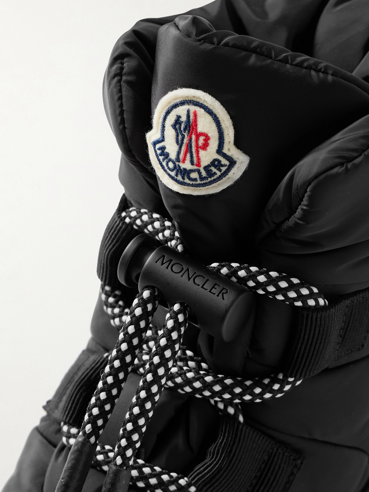 MONCLER GAIA QUILTED SHELL ANKLE BOOTS