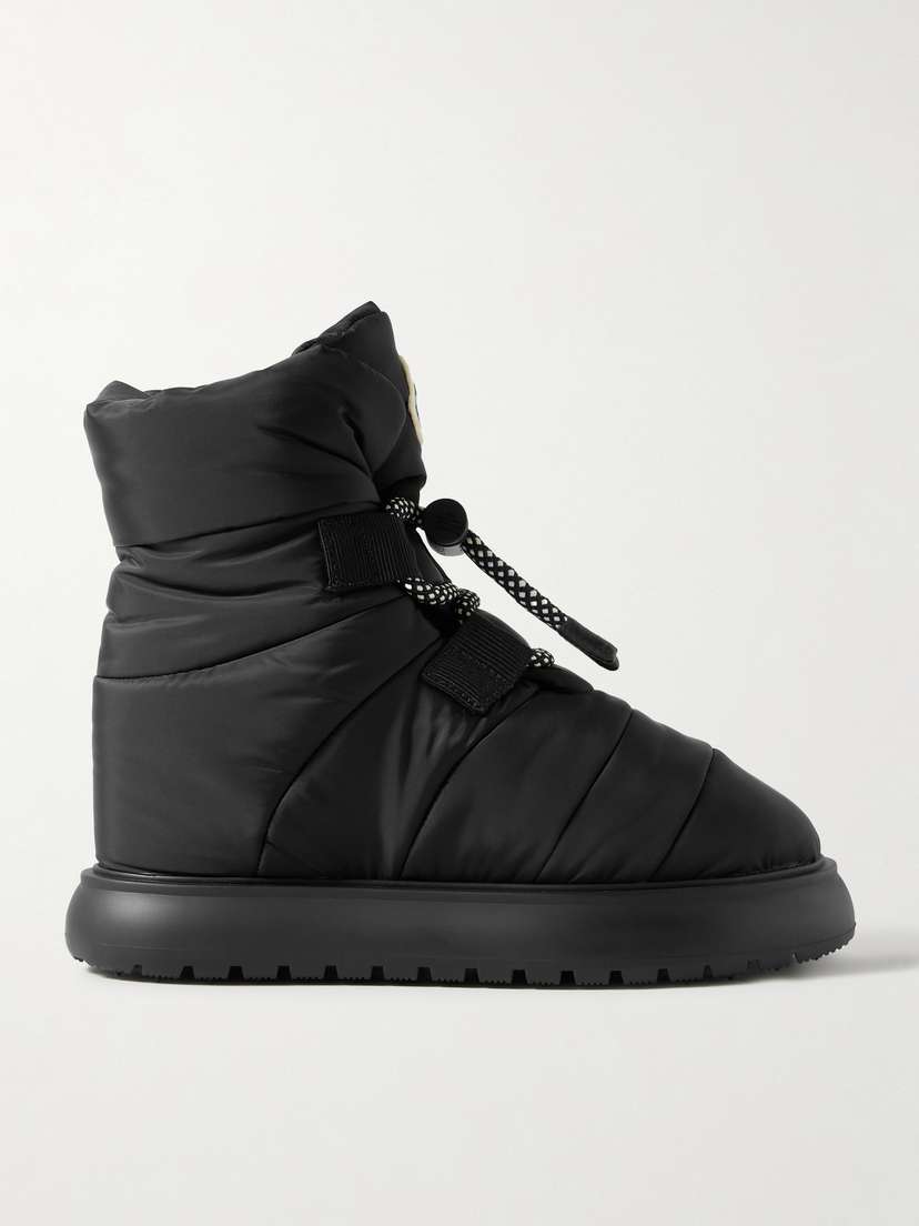 Moncler Gaia Quilted Shell Ankle Boots