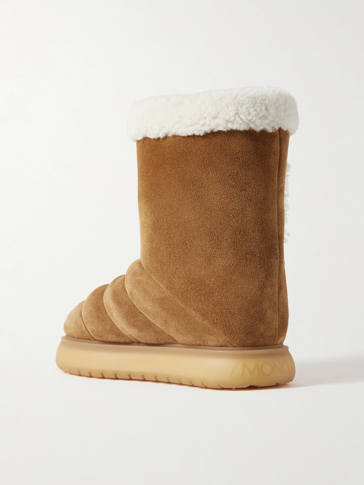 【関税＆送料込み】Moncler 'Gaia' Brown Suede Ankle Boots Moncler 'gaia' Brown Suede Ankle Boots | ModeSens