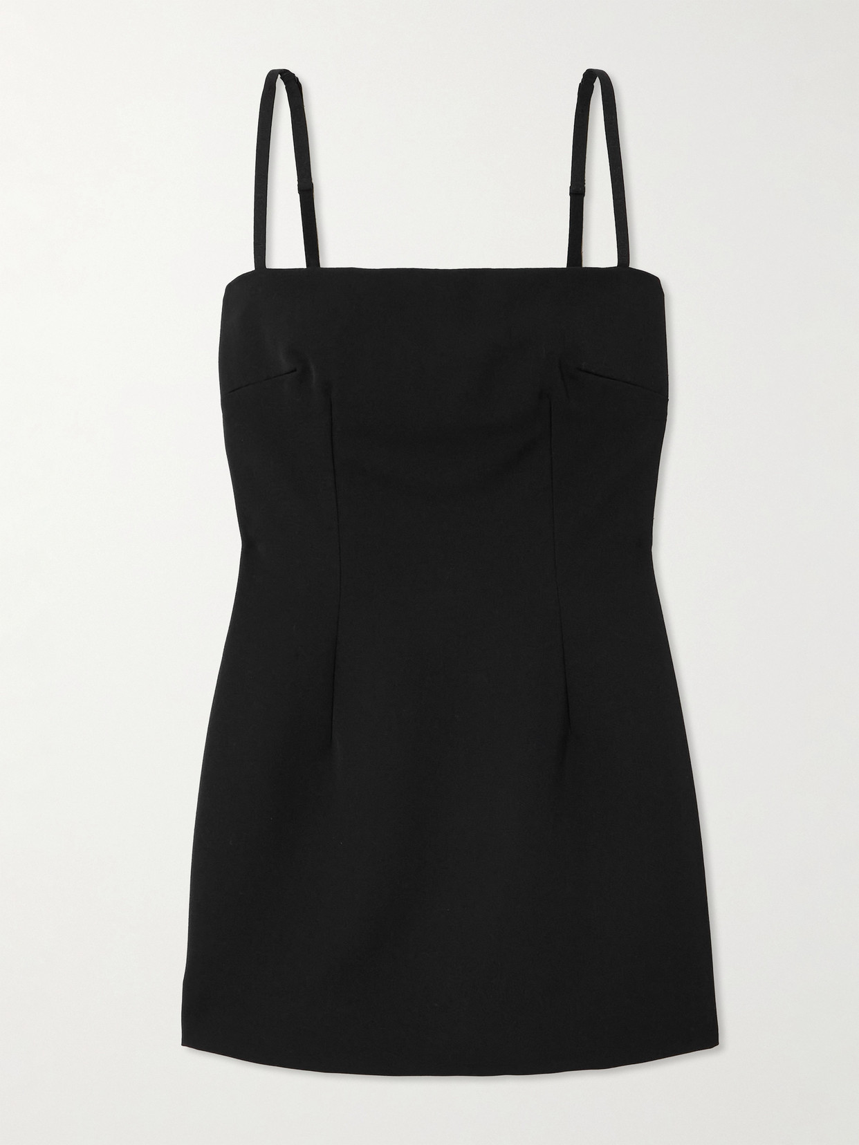 Dolce & Gabbana Wool-twill Mini Dress In Black