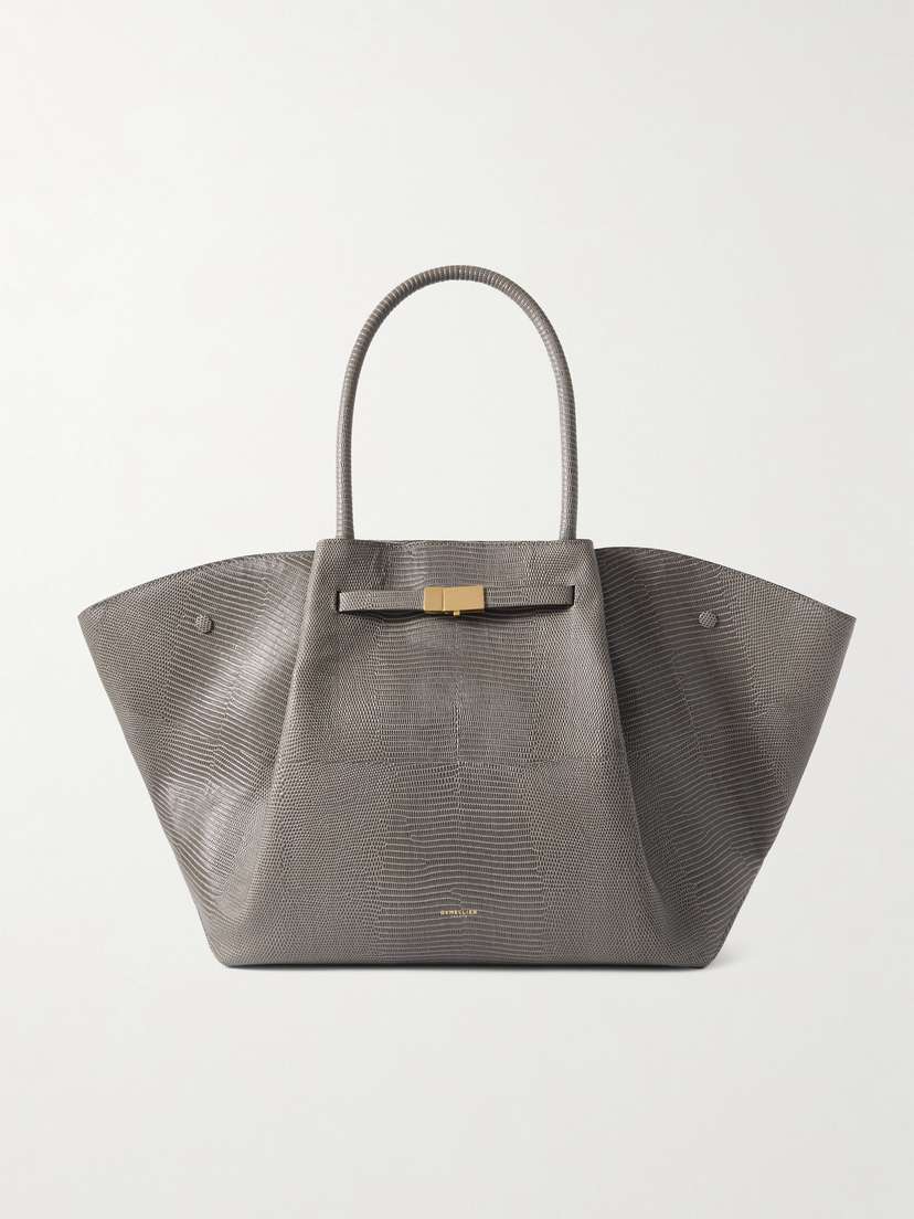 DeMellier New York Lizard-effect Leather Tote