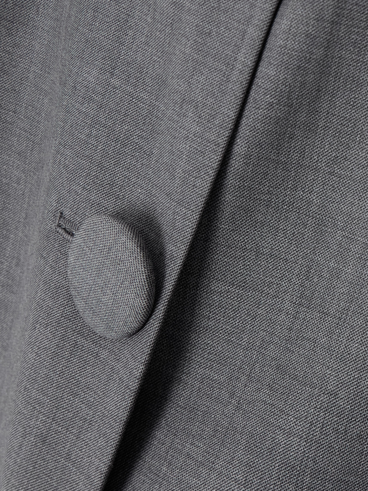 Shushu-tong Cropped Grain De Poudre Jacket In Gray