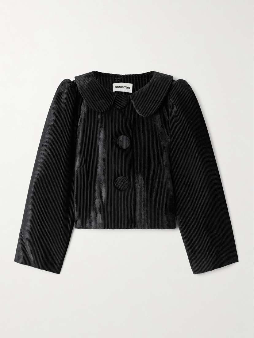 SHUSHU/TONG Cropped Corduroy Jacket