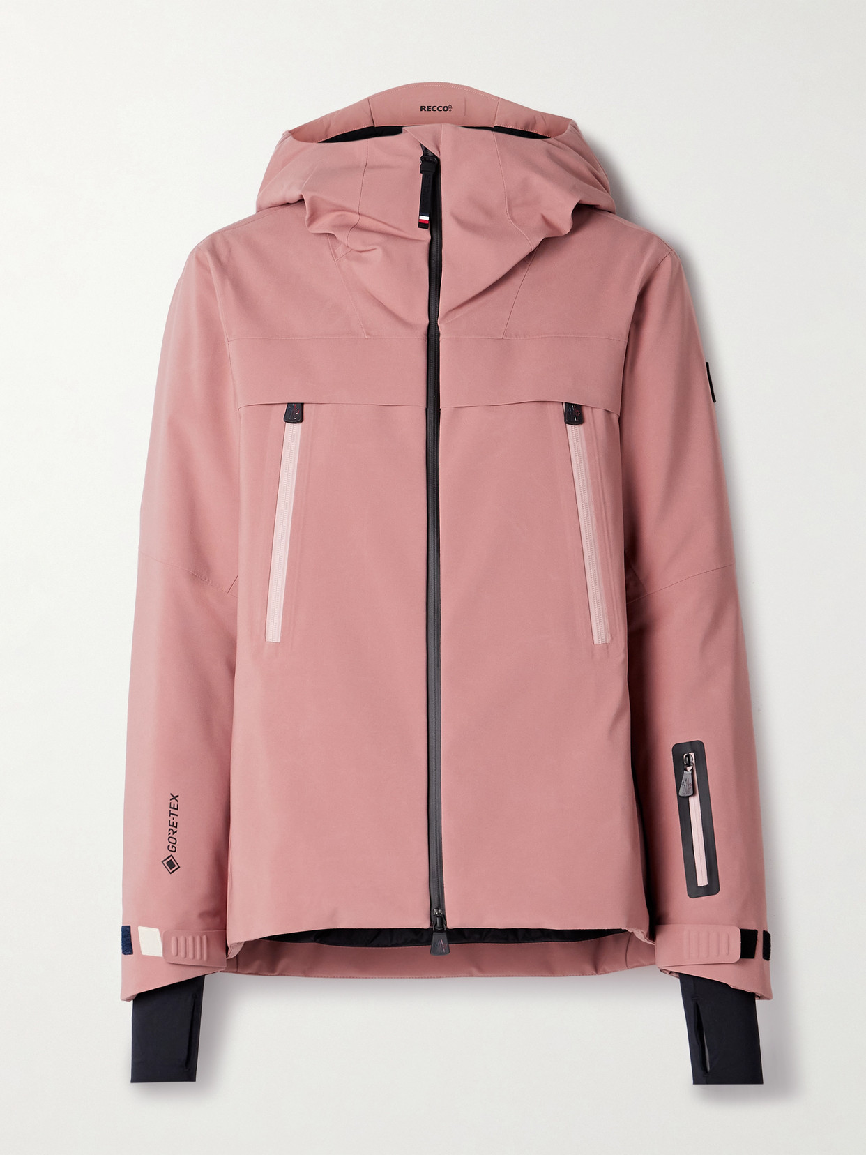 MONCLER CHANAVEY HOODED GORE-TEX DOWN SKI JACKET