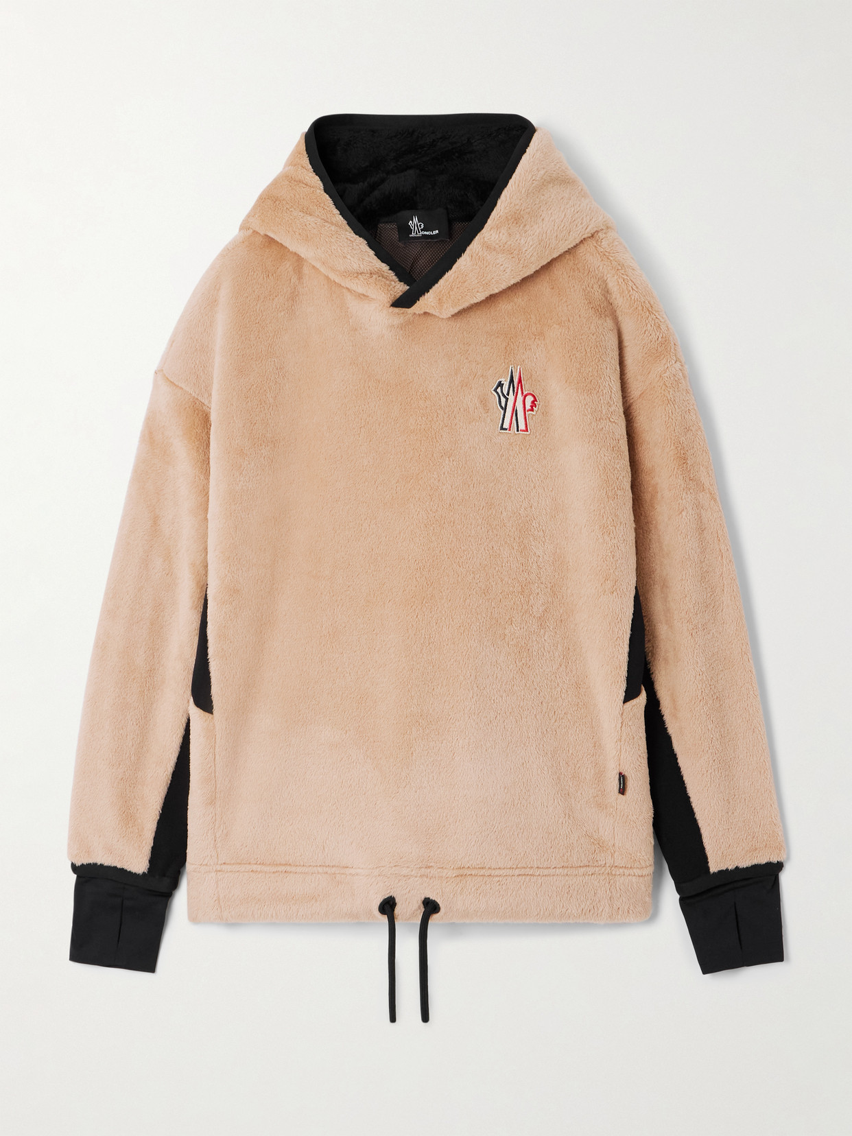 Moncler Fleece Hoodie In Neutrals