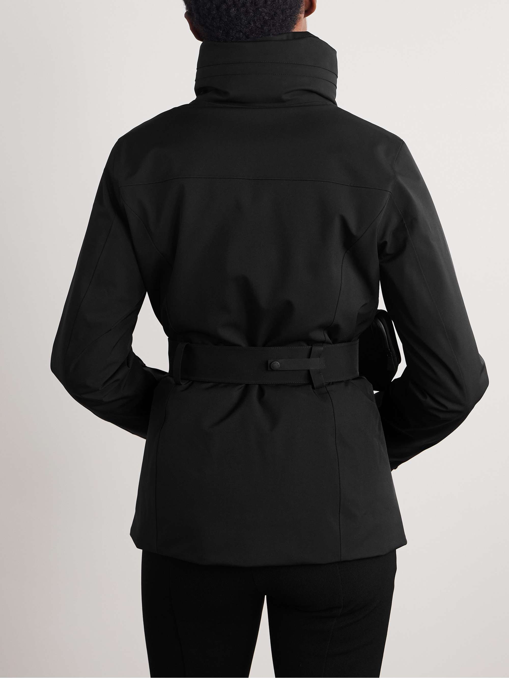 MONCLER GRENOBLE Hainets belted hooded padded ski jacket