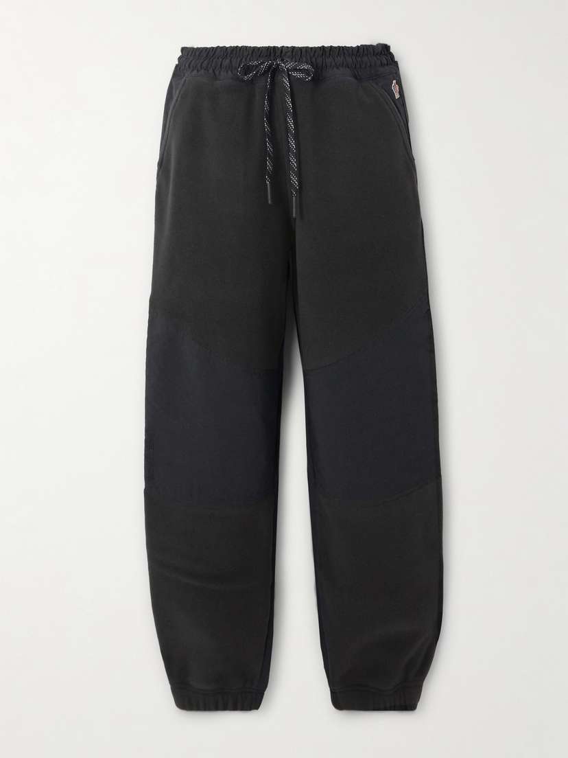 Moncler Grenoble Shell-paneled Fleece Tapered Sweatpants