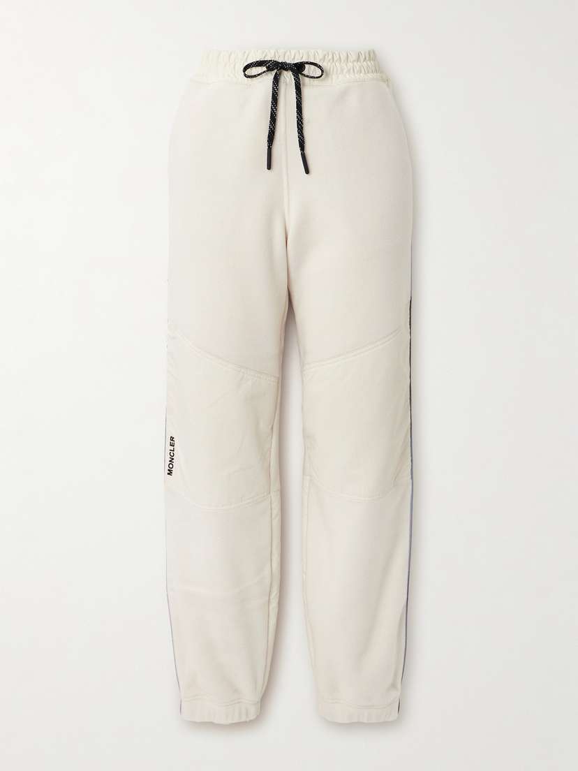 Moncler Grenoble Shell-paneled Fleece Tapered Sweatpants