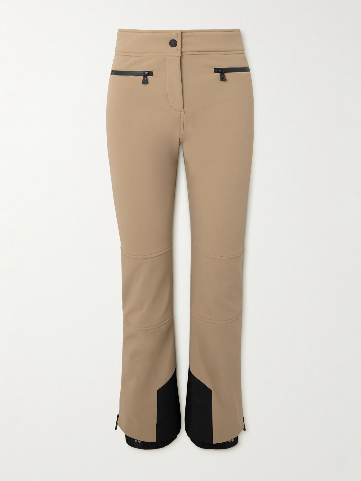 Moncler Straight-leg Ski Pants In Neutrals