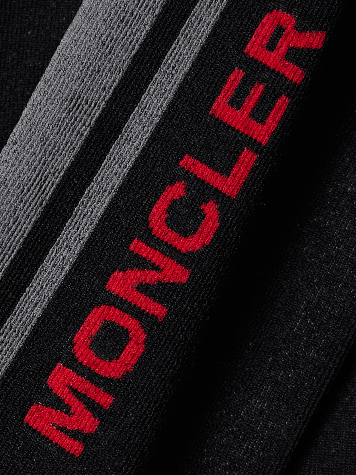 Moncler Stretch-knit Base Layer In Black