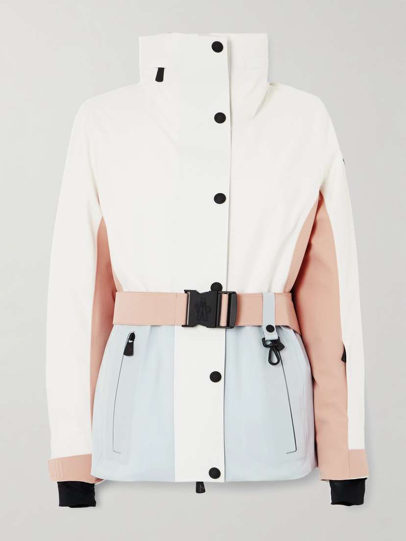 Moncler Grenoble Hainets Belted Hooded Padded Ski Jacket