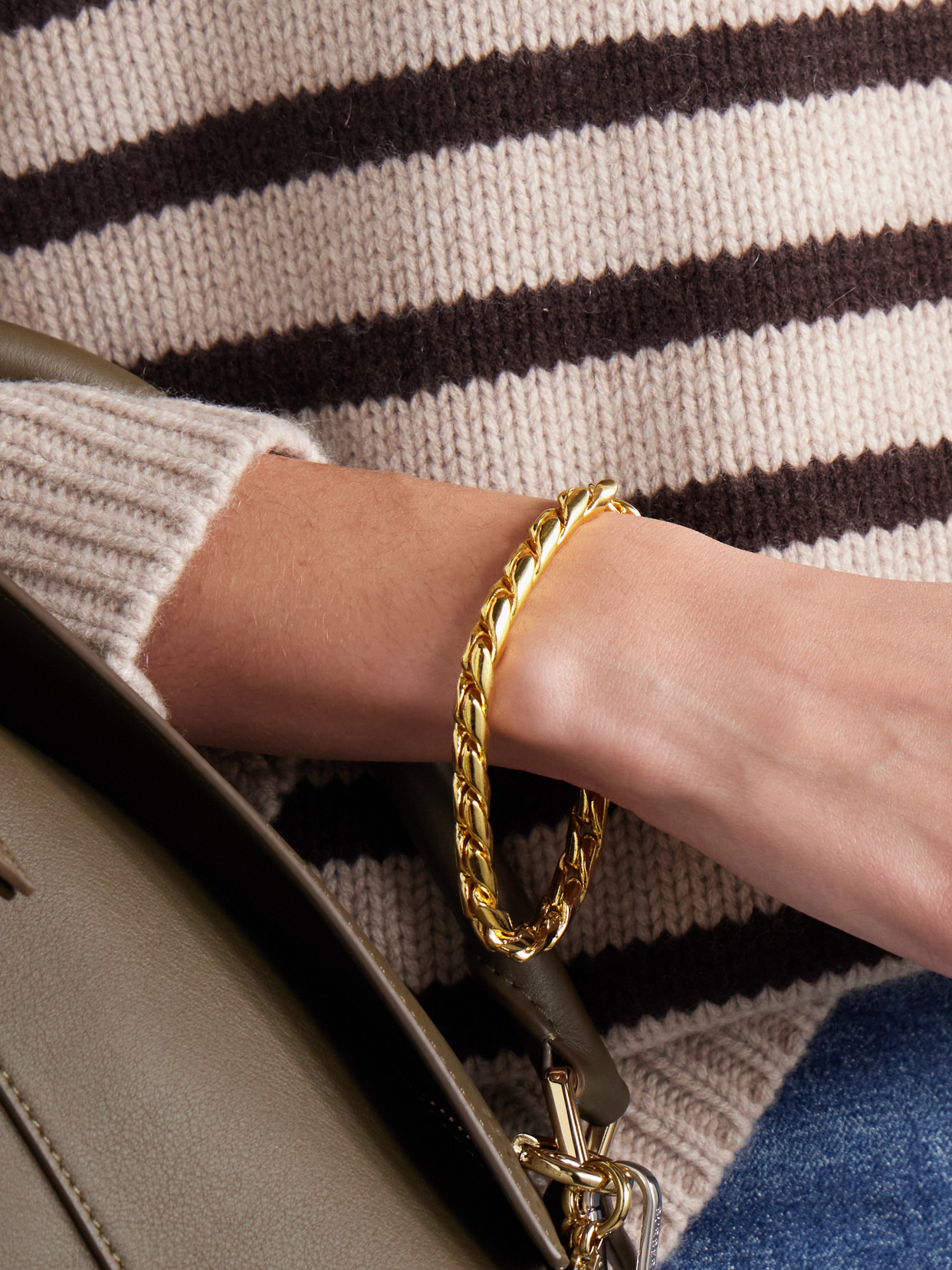 Martha Calvo Hudson Gold-plated Bracelet In Gold